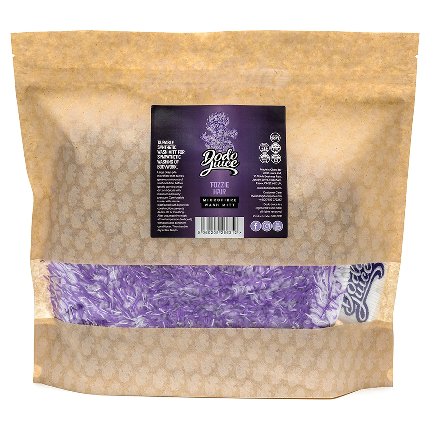 Fozzie Hair Microfibre Wash Mitt - Image 3